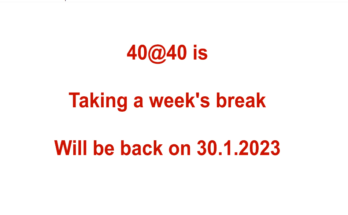 40@40 Break